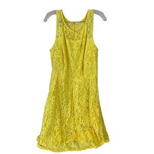 Roz & Ali Women's Spring Yellow Dress